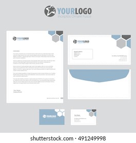 corporate stationery template design