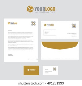 corporate stationery template design