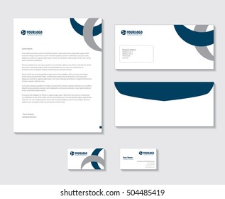 corporate stationery template design