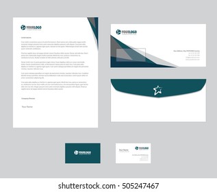 corporate stationery template design