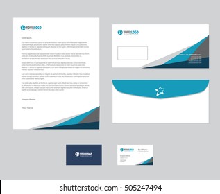 corporate stationery template design