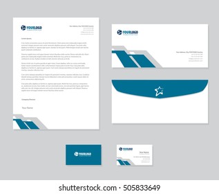 corporate stationery template design