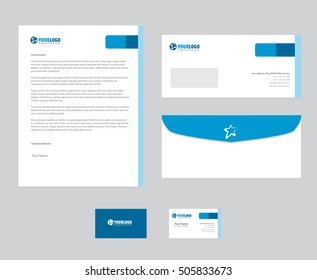 corporate stationery template design