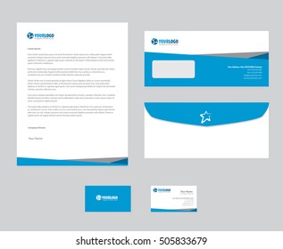 corporate stationery template design