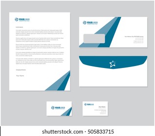 corporate stationery template design
