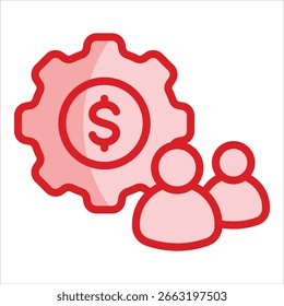 Elemento Corporativa del icono de la estrategia para el diseño