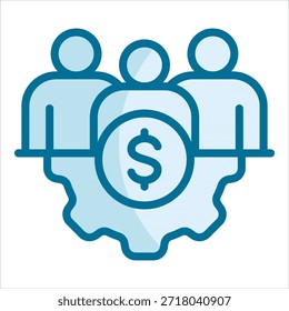 Symbolelement für Unternehmensstrategie für Design