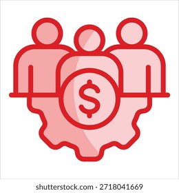Elemento Ícone De Estratégia Corporativa Para Design