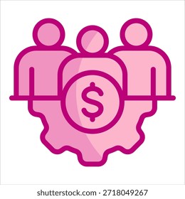 Elemento Ícone De Estratégia Corporativa Para Design