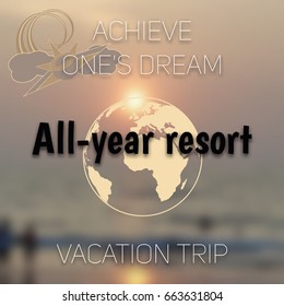 Corporate  style,  brochure design, Vacation trip. Leaflet, cover ,presentation. to advertise and promote diving. blurred background  