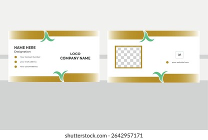 Corporate style business card design