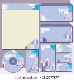 Corporate style - Document folders, letterhead, disk, envelope, brochure - Branding