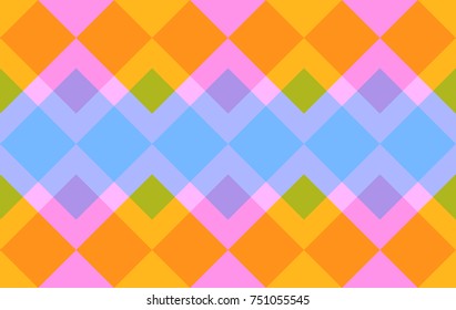 Corporate style - geometric seamless pattern of intersecting rhombus. Template for poster. Background for flyer, banner, card. Stock vector