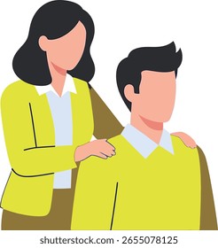Corporate Support and Empathy in the Workplace, Professional Comfort and Understanding Between Colleagues