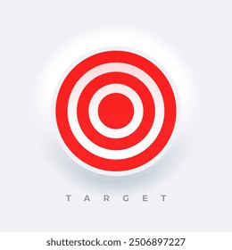 corporate target board concept background for business progress vector