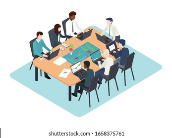 713,198 Business meeting vector Images, Stock Photos & Vectors ...