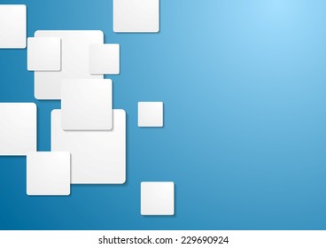Corporate tech background with squares. Vector illustration