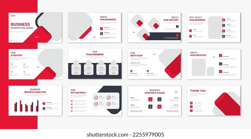Corporate template presentation design , business presentation for brochure, company profile, portfolio, annual report vector