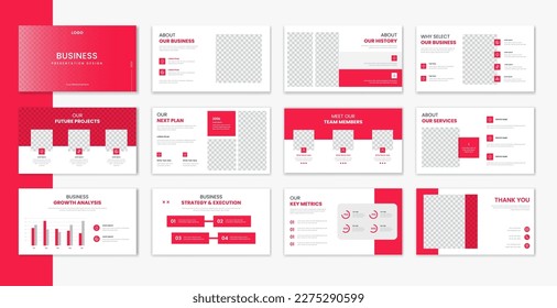 Corporate template presentation design , business presentation for brochure, company profile, portfolio, annual report vector