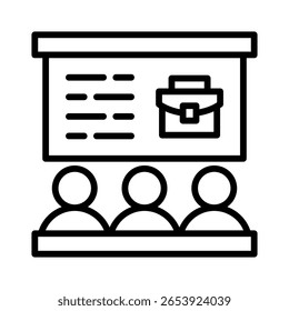 Elemento Ícone De Treinamento Corporativo Para Design