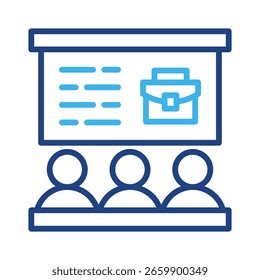 Corporate Training Icon Element For Design
