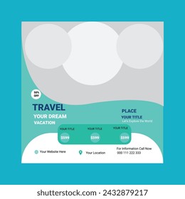 Corporate Travel Flyer Design Template