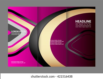 Corporate Tri Fold Business Brochure Design Template
