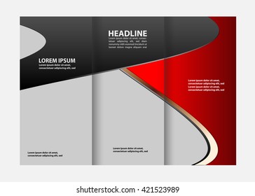 Corporate Tri Fold Business Brochure Design Template

