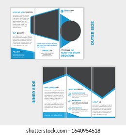 Corporate Trifold Brochure Design & Template.