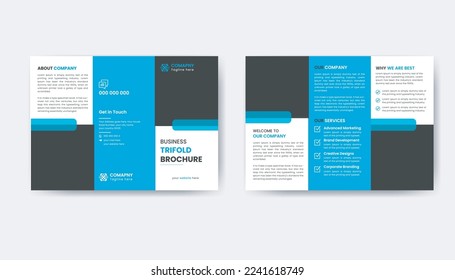 Corporate Tri-fold Brochure Design Template