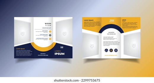 Corporate Tri-fold Brochure Design template brochure design