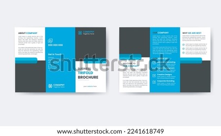 Corporate Tri-fold Brochure Design Template