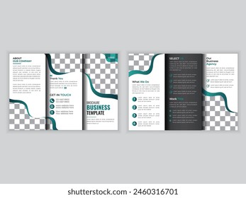 Corporate Trifold brochure template design