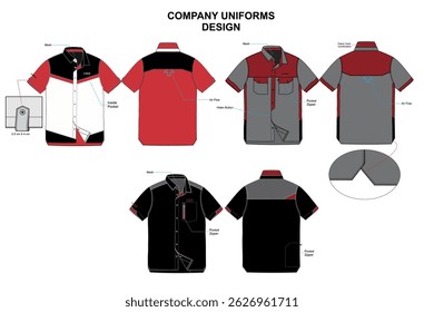CORPORATE UNIFORM DESIGN COLLECTION MOCKUP