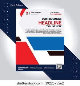 Corporate, Unique and clean Flyer Design Template 