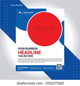 Corporate, Unique and clean Flyer Design Template 