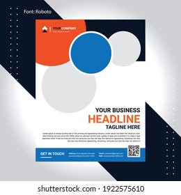 Corporate, Unique and clean Flyer Design Template 