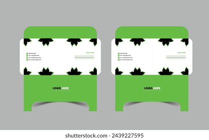 Corporate unique envelope design Teamplate
