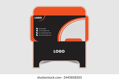 Corporate unique envelope design template
