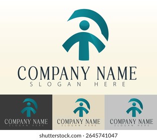 Corporate unity expressed through a minimalist logo.