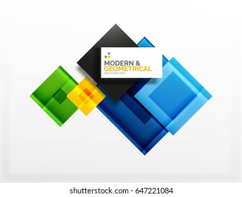 Corporate vector business abstract background template