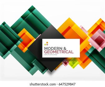 Corporate vector business abstract background template