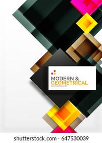 Corporate vector business abstract background template