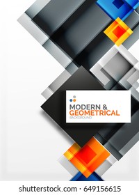 Corporate vector business abstract background template