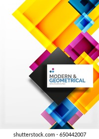 Corporate vector business abstract background template