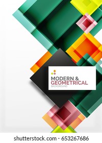 Corporate vector business abstract background template