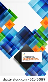 Corporate vector business abstract background template