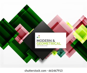 Corporate vector business abstract background template
