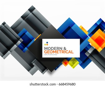 Corporate vector business abstract background template