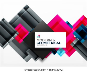Corporate vector business abstract background template